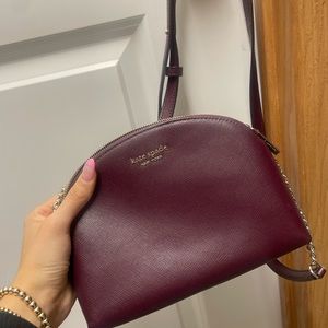 Maroon Kate Spade Crossbody Purse